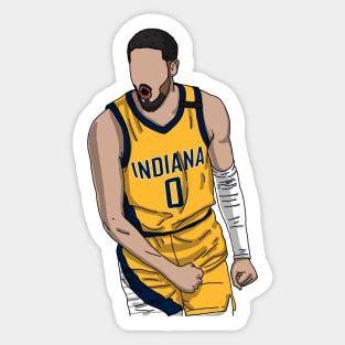 Tyrese Haliburton Celebration Sticker